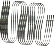[COLLBATH] 2 Pairs Camouflage Printed Shoelaces Decorative Shoe Lace Shoelace Replacement Boots Shoe Laces Sports Shoes Laces Replacement Flat Shoe Lace Replacement Shoelaces Polyester