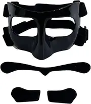 [Perfeclan] Basketball Mask Basketball Face Mask Football Nose Guard Men Women Face for Broken Nose Face Nose Guard for Workout Football