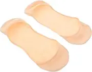 [Happyyami] 1 Pair Women's Non-Slip Socks Ankle Socks for Loafers Flats Cotton Breathable Comfortable for Summer