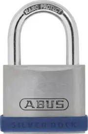 Abus SILVER ROCK SECURITY PADLOCK Keyed Alike, 5-Pin Cylinder- 42.4mm Or 52.2mm