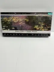 New Buffalo Games Panoramic Puzzle - Water Lilies, Claude Monet 750pcs 38.2x11.2