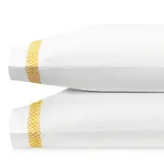 Matouk Astor Braid Standard Pillowcase, Pair