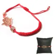 Gold Hamsa Bracelet Kabbalah Fatima Hand Pendant Red String Bangle Charm