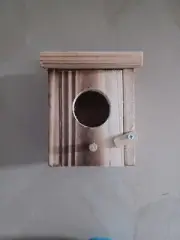 Bird Nest Box Waterproof Wooden Bird Nest Chickadee Nesting Box Bird House