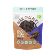 Fodbods Crunchy Nibbles Dark Chocolate 150g (Pack of 6)
