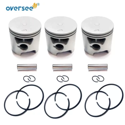 3Sets PISTON KIT STD 705-850026T1 39-831255A6 For Mercury 40/50/60HP 705-850026