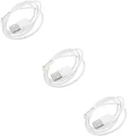 ARTIBETTER 3pcs 4 Magnetic Charging Cable for Smartwatch 4 Pin USB Cable Suction Base for Devices
