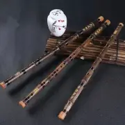 Purple Bamboo Flute Unpainte EFG key flauta transversal Bambu one section