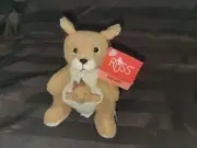 Russ Luv Pets Plush Bean Bag Chamois Beanie RARE 5" Darwin Kangaroo NWT