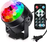 Sound Activated Party Lights with Remote Control Disco Ball Strobe Lamp 7