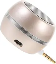 COHEALI Rechargeable Speaker with Jack Compact Wired Loudspeaker for Tablets and Laptops Stylish Design with Bass Enhancement for Music The Go