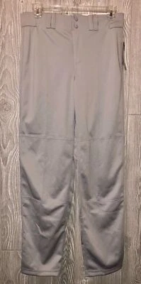 ADIDAS Diamond King OHP Onix Grey Long Hemmed Baseball Softball Pants Mens Sz L