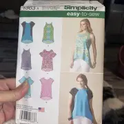 Simplicity Ladies Blouse Sewing Pattern 1363 Size XXS-XXL UNCUT