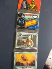 1980 Topps The Empire Strikes Back rack pack unopened 51 cards Star Wars Random