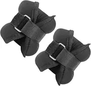 MOTHNUR Enhance Core Strength Ankle Weights for Fitness Workouts Black Pair