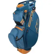 Sun Mountain 2024 C-130 Golf Cart Bag - 14-Way Cart Bag HARBOR / SPRUCE / OCHRE
