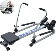 Home Rowing Machine Adjustable Hydraulic Rowing Machine, Home Muscle Training Water Rowing Machine, Indoor Rehabilitation Exercise Fitness Equipment