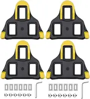 [DBXIIART] Bike Cleats,2 Pairs 6 Degree Shimano SPD SL Pedal Cycling Road Bike