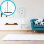 4 Sets Invisible Shelf Support Wall Bracket Shelves Brackets for
