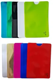 10 x RFID Blocking Sleeves NFC Anti Scan ID Credit Card Holder Case, Mix Color