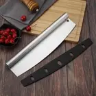 14 Inch Pizza Cutter Curved Pie Cutter Durable Pizza Slicer Pancake