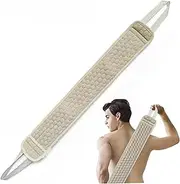 Exfoliating Washcloth, 32.3x3.5 Inch Back Scrubber for Shower, With Handles Back Exfoliator for Shower for Women, Body, Face, Bath