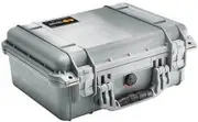 Pelican 1450 Silver Case with Foam