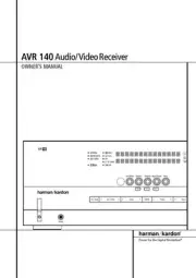 Harman Kardon AVR-140 AV Receiver Owners Manual