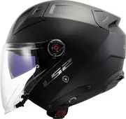 LS2 OF603 Infinity II Solid, open face helmet , color: Matt-Black , size: M