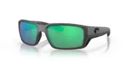Costa Del Mar Fantail Pro Unisex Sunglass Gray/Polarized Green Mirror 580G 60 mm