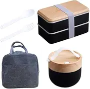 Lunch Box,Large Capacity Lunch Box for Kids - Stackable Food Bowl, Rustproof Salad Container for Studio, School, Gym