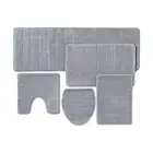 │ Bath Mats 5-Piece Set Thick Memory Foam - Close Out│ Bathroom Rugs Set, Toi...