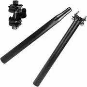 Bicycle Seat Post, Adjustable Seat Tube Seatpost, Diameter 25.4/27.2/28.6/30.4/30.9/31.6MM Length 350MM, Suitable for Most Mountain Bike Road Bikes