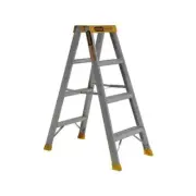 Gorilla Pro-Lite Aluminium Double Sided Step Ladder 150kg 4ft 1.15m SM004-PRO
