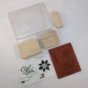 Stampin' Up Christ Is Born Unmounted Retired Stamp Set 3 Pc Christmas Psalms
