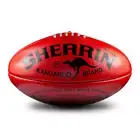 Sherrin Aussie Rule Football Match Leather Game Football