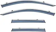 Side Window Deflector Weather Shield Window Visor Rain Eyebrow Shelter Compatible for Volvo V90 2016 2017 2018 2019 2020 2021 2022