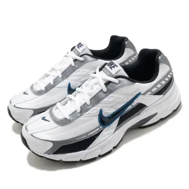 Nike 慢跑鞋 Initiator 運動 男女鞋 復古 避震 路跑 健身 球鞋 情侶穿搭 白 藍 394055-101