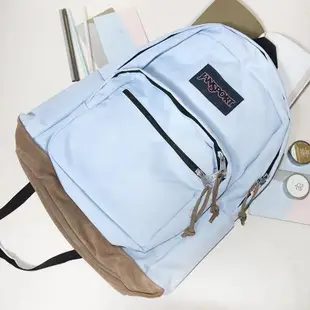 正品 Jansport 後背包  right pack 麂皮款 藍色 暮光款 傑斯伯背包 電腦包 書包