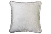 Riva Home Astbury Fringed Square Cushion Cover (Natural) (50 x 50cm)