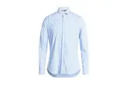 Aquascutum Classic Striped Cotton Shirt in Light Blue