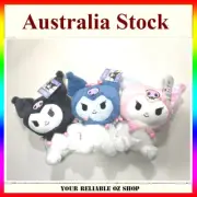 SANRIO Licensed Brand New Kuromi 30cm Plush Soft Toy Doll Bensons Trading