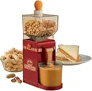 Peanut Butter Maker, Electric Grinding Mechanism, 500ml Large Volume Almonds Peanut Butter Food Processor with Non-Slip Base Hourglass Inlet, Cashew Butter Machin for Home Kitchen