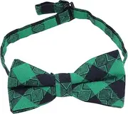[DEARMAMY] 2pcs Patrick's Girl's Bow Tie Neck Tie for Holiday Parties Handmade Bright Colors for Boys and Girls