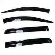 TRADIESCHOICE Weather Shields Window Visors for Mitsubishi Triton MR 2019+ - Enhance Style and Comfort