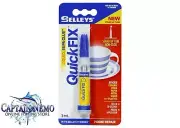 SELLEYS QUICKFIX NO MESS LIQUID SUPER GLUE 3ML SUPA GLUE PLASTIC ADHESIVE WQFL3M