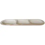 LVD Wooden 3-Slot Display Tray Whisper 89x22cm - Natural