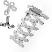 [Aiboxin] Upgrade Version No Tie Elastic Shoelaces, adjustable laces lock - One Size Fits All Adult and Kids Shoes