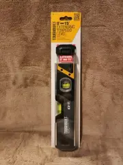 TOUGHBUILT EXTENDING TORPEDO LEVEL 9" to 15"; Aluminum; Magnetic; TB-H2-L-9X