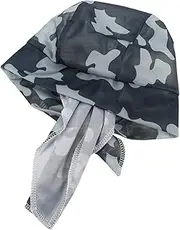 [Healvian] Fashionable Cycling Headscarf Hat Breathable and Sun Protection Cap Comfortable and Lightweight Cycling Head Wrap for Outdoor Activities Camouflage